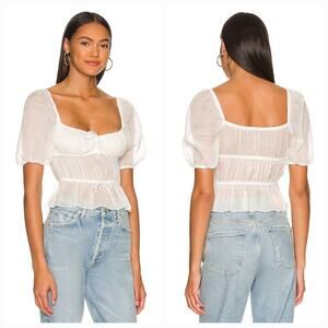 MORE TO COME Olivera Top in White